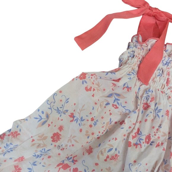 EdgeHill Collections Baby 3 Month Dress & Bloomers Diaper Cover White Blue Pink - Picture 5 of 13